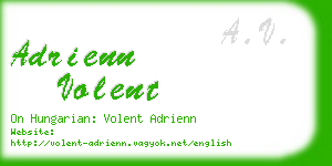 adrienn volent business card